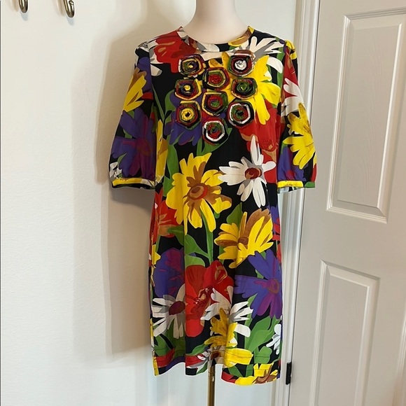 See By Chloe Dresses & Skirts - SEE BY Chloe Vintage Floral Multicolor Maximalist Mini Dress Size 10